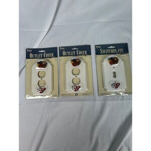 Vintage Sports Wood Outlet Covers an Switchplate Kids Room Decor New